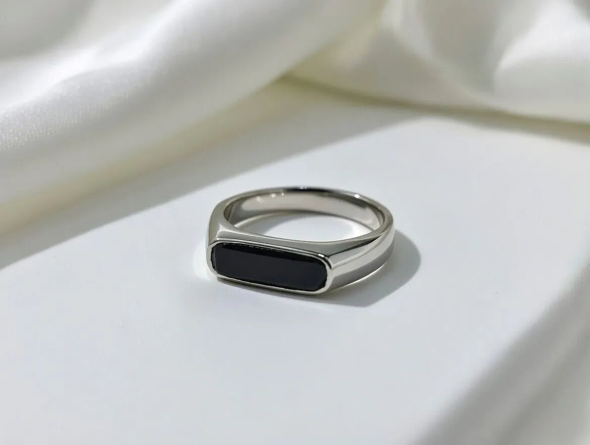stainless steel band ring
