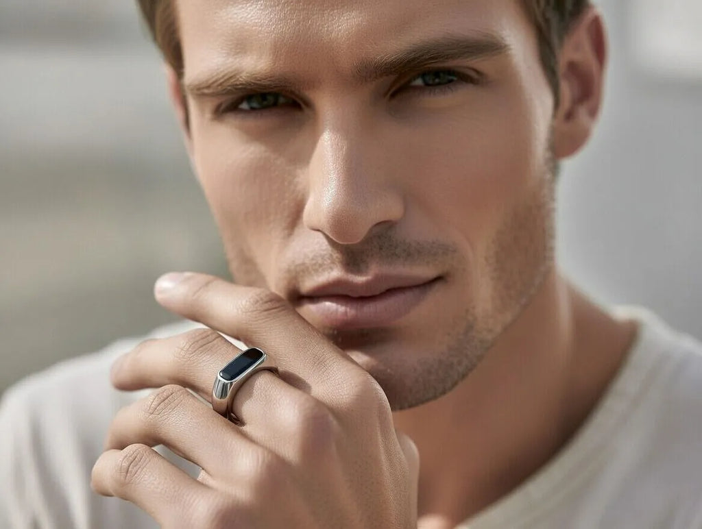 stainless steel band ring