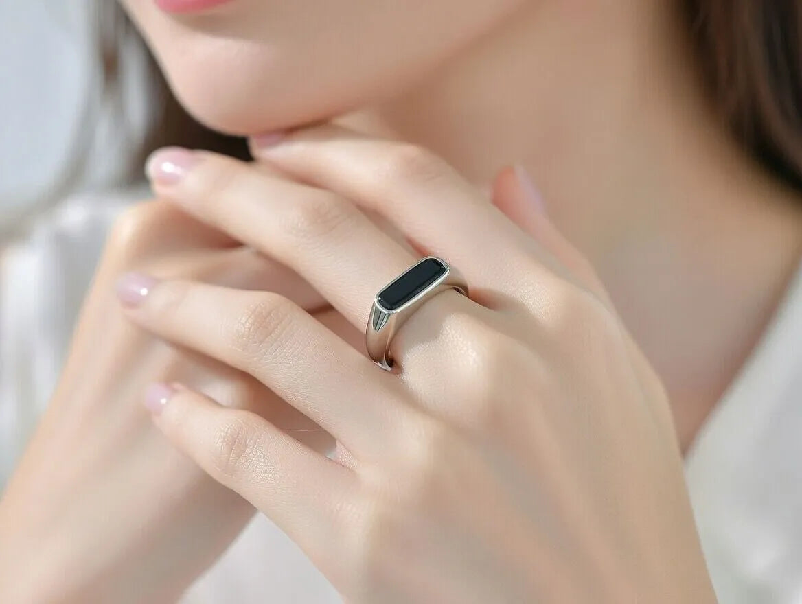 stainless steel band ring