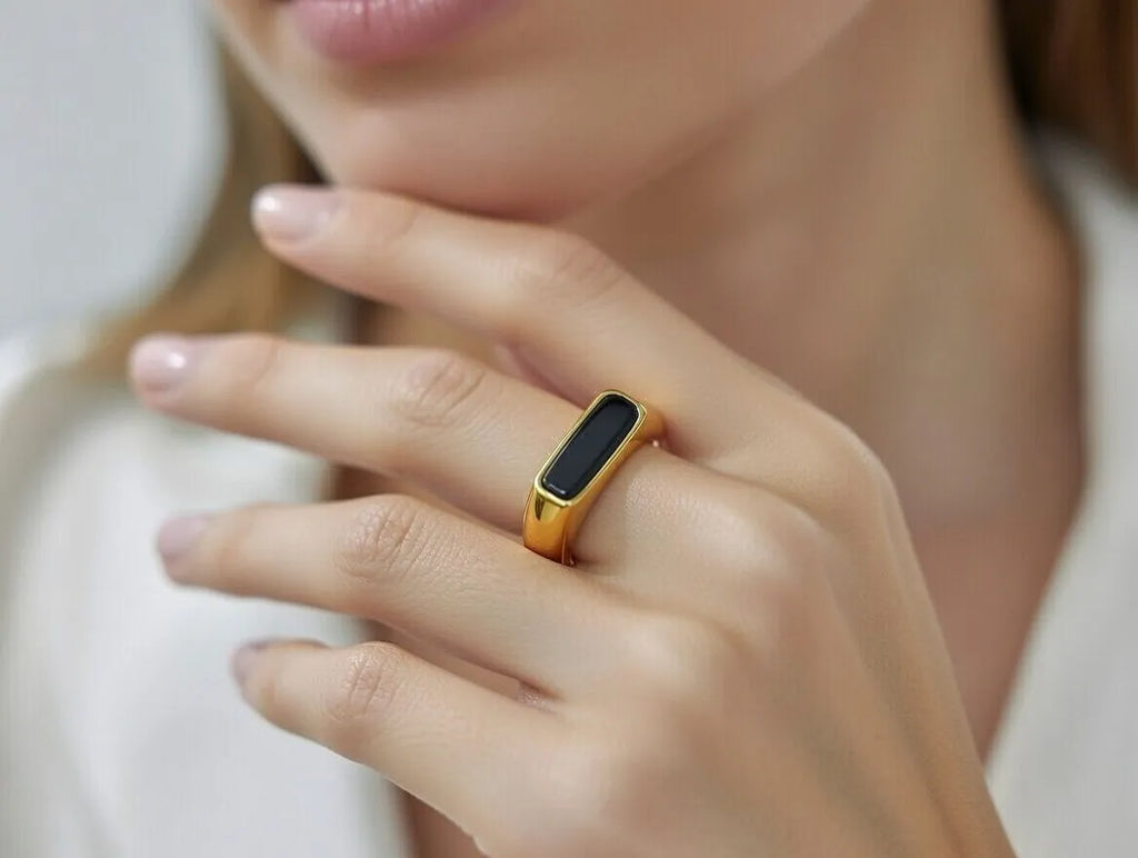 stainless steel band ring