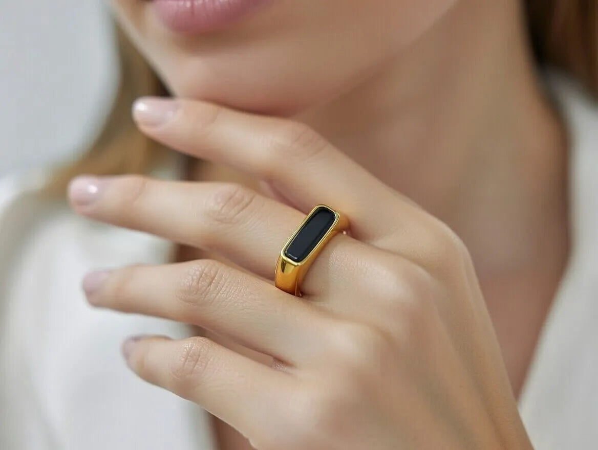 stainless steel band ring