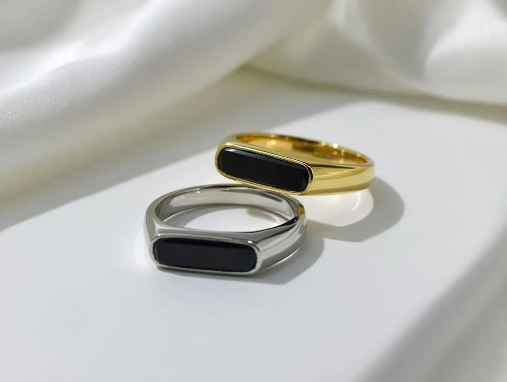 stainless steel band ring