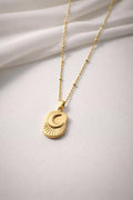 Elegant White Shell Gold Pendant Necklace for Women and Girls