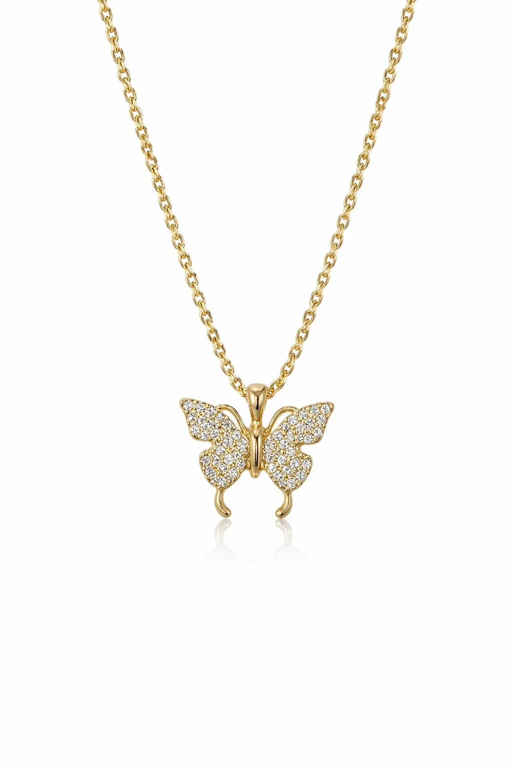 Gold butterfly necklace for women Lahore Karachi