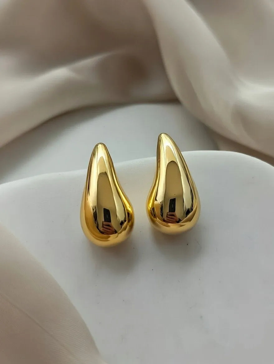 Luxury Gold Teardrop Earrings for Women Pakistan 